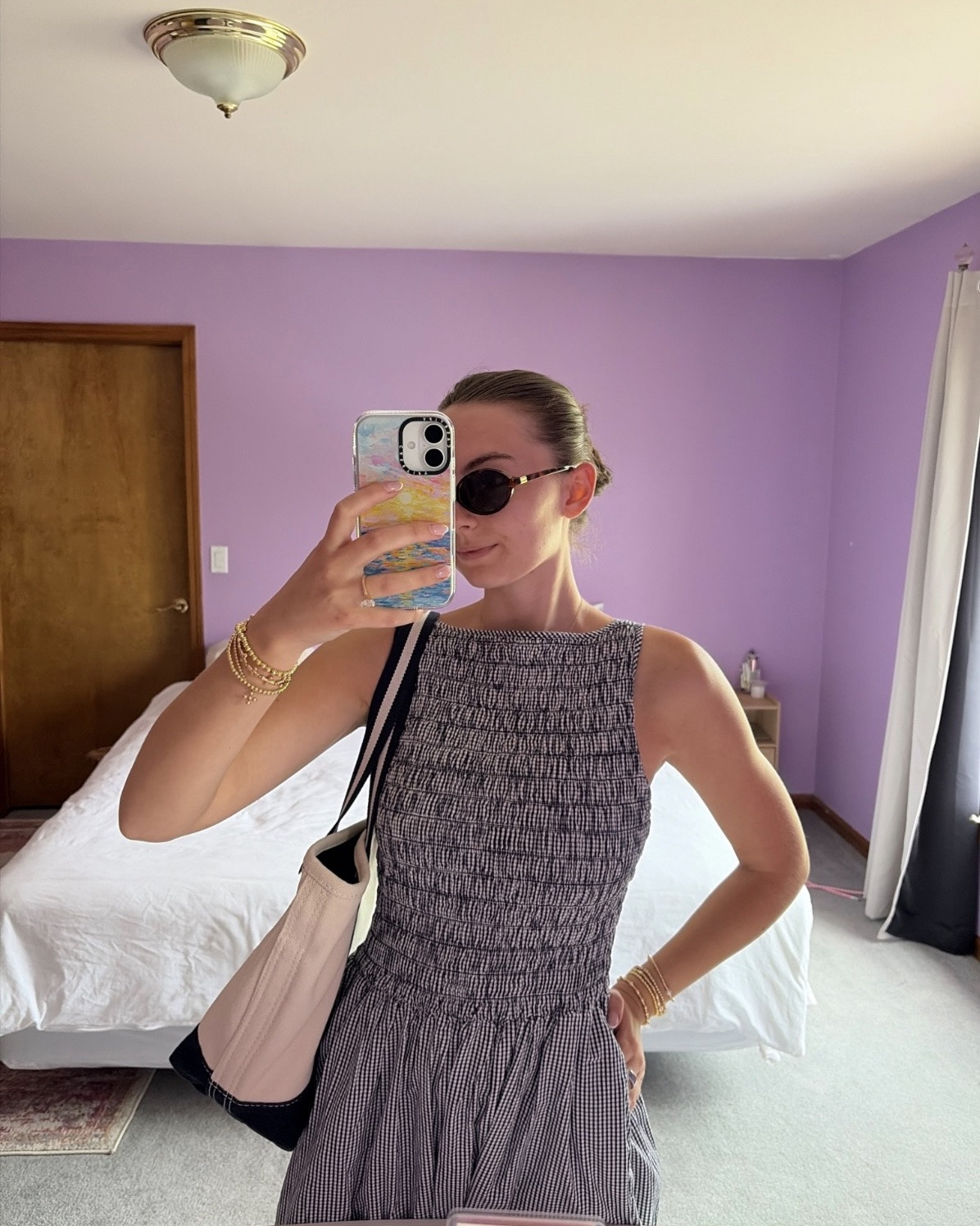 Dinner with a friend ootd and linking some stuff I bought on prime day! m

#LTKootd