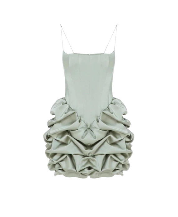 LUCKY DRESS PISTACHIO | Seezona