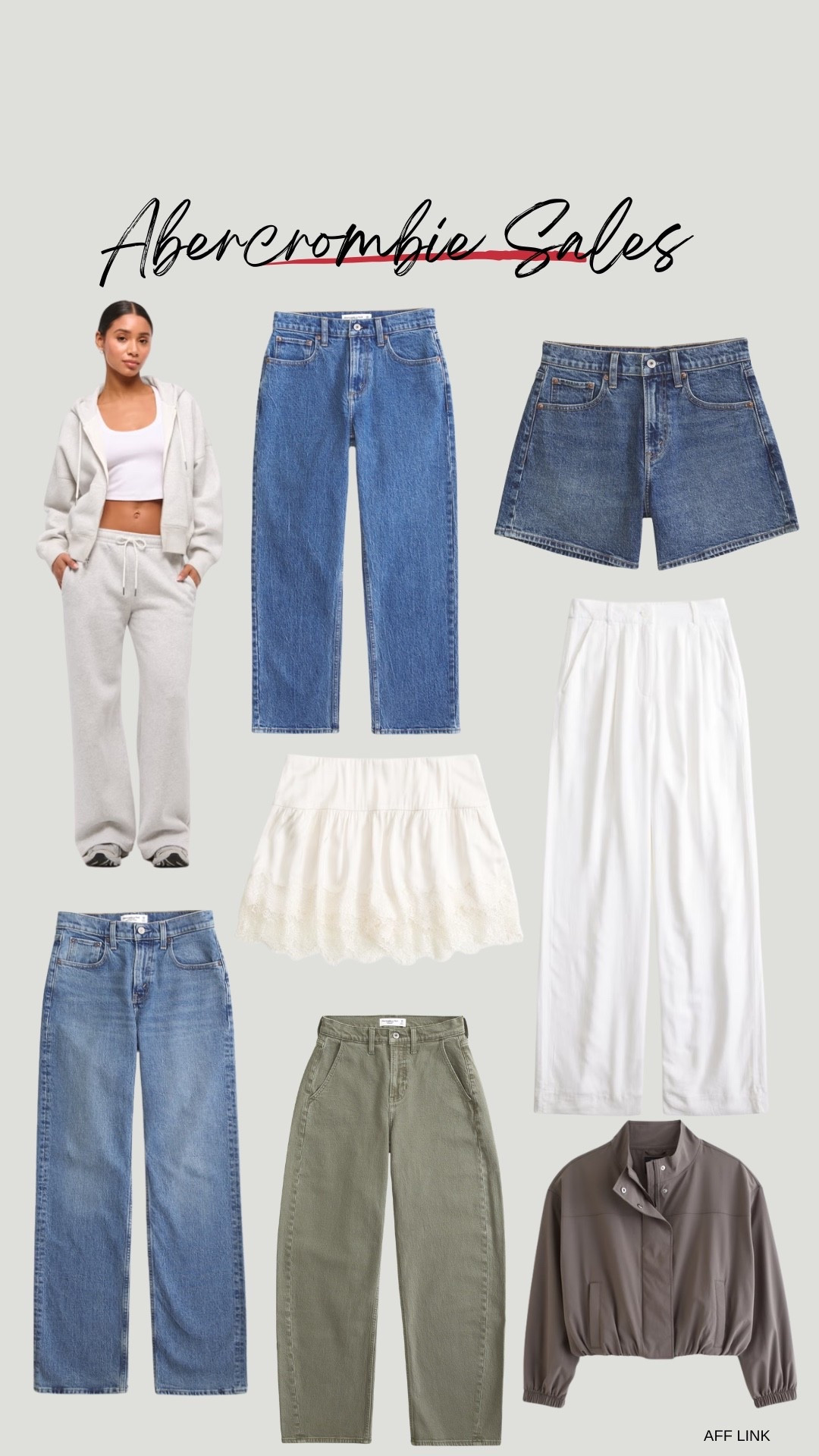 Abercrombie Sales 20-40% off everything - code AFxLTK for an extra 15% off

#LTKspring #LTKjeans #LTKsale