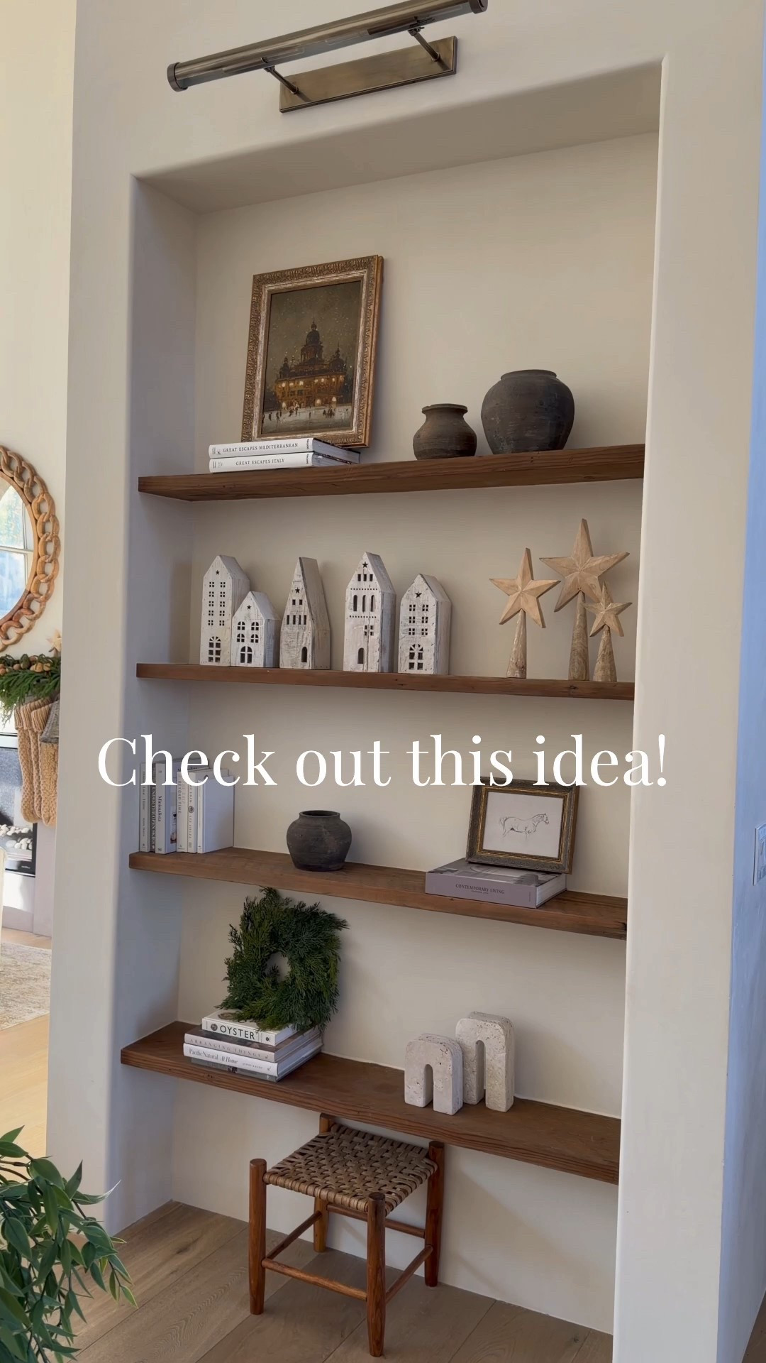 Got a little creative for my nature-inspired Christmas! 

#christmasdecor #holidaydecor #christmas #decorideas 

#LTKHoliday #LTKHome #LTKSeasonal