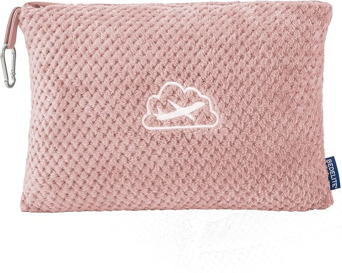 BEDELITE Travel Blanket with Bag, Ultra-Soft Jacquard Fleece Blanket with Luggage Sleeve & Backpa... | Amazon (US)