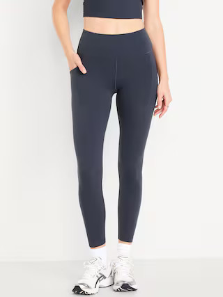High-Waisted StudioSmooth 7/8 Pocket Leggings | Old Navy (US)