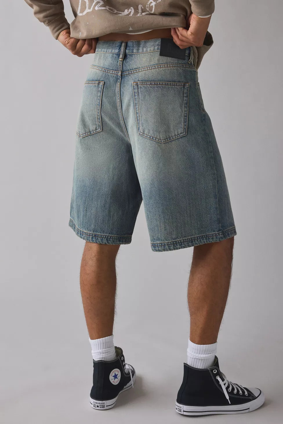 BDG Astro Baggy Washed Denim Jort | Urban Outfitters (US and RoW)