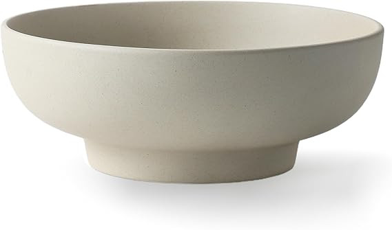 Stoneware Fruit Bowl for Kitchen Counter,Large Ceramic Decorative Bowls for Home Decor,Entryway P... | Amazon (US)