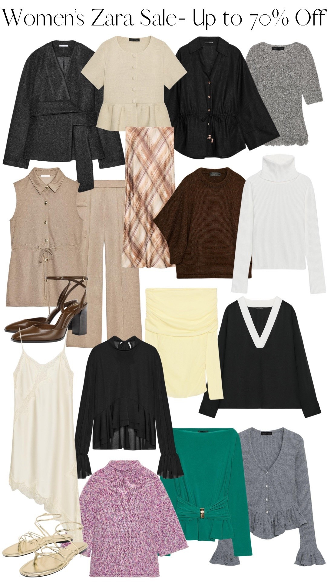 Soooo many chic women’s finds from Zara and these are all on sale! Up to 70% off! 

#LTKFindsUnder50 #LTKootd #LTKSaleAlert