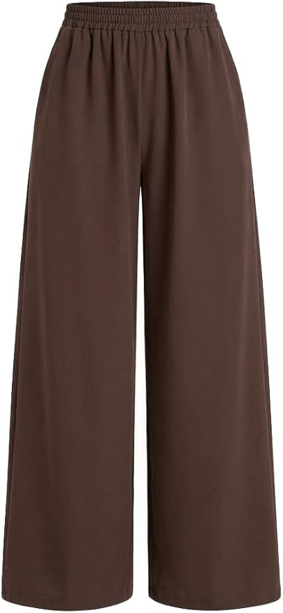 CIDER Women Leopard Print Wide Leg Lounge Pants Sweatpants Trousers | Amazon (US)