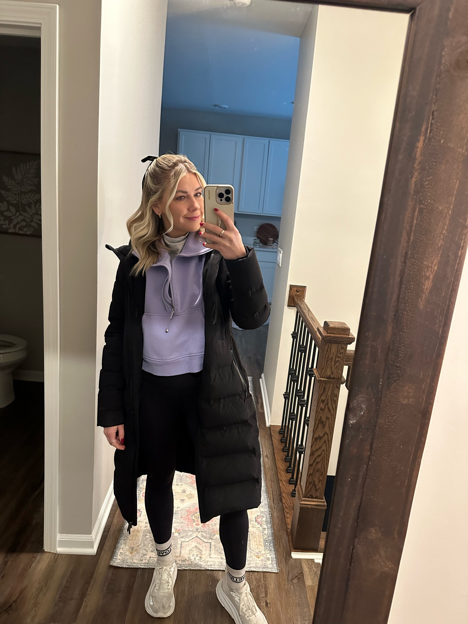 Size 6 in jacket (runs small so size up 1 from regular size)

#LTKGiftGuide #LTKstyletip