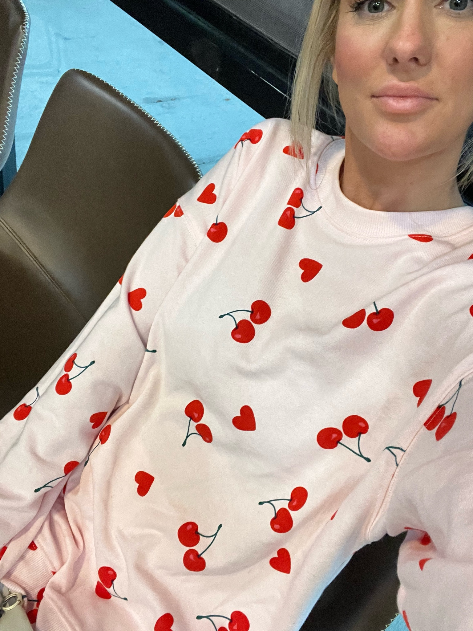 Cutest cherry long sleeve oversized shirt 

#LTKstyletip #LTKSeasonal #LTKGiftGuide