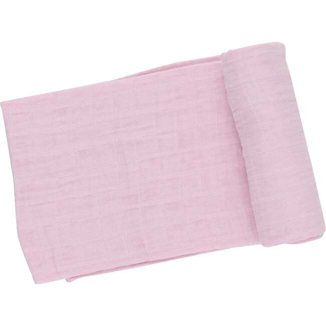 BALLET SOLID MUSLIN SWADDLE BLANKET, Pink | Maisonette