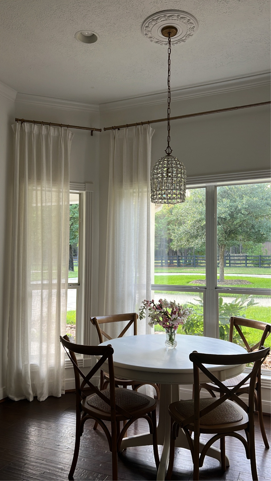 Our little breakfast nook area is coming together! Just need some faux florals so we have flowers everyday 🥰 these new curtains are a pottery barn dupe on Amazon! 10% off today and under 50$!! Love them

#LTKFind #LTKunder100 #LTKhome
