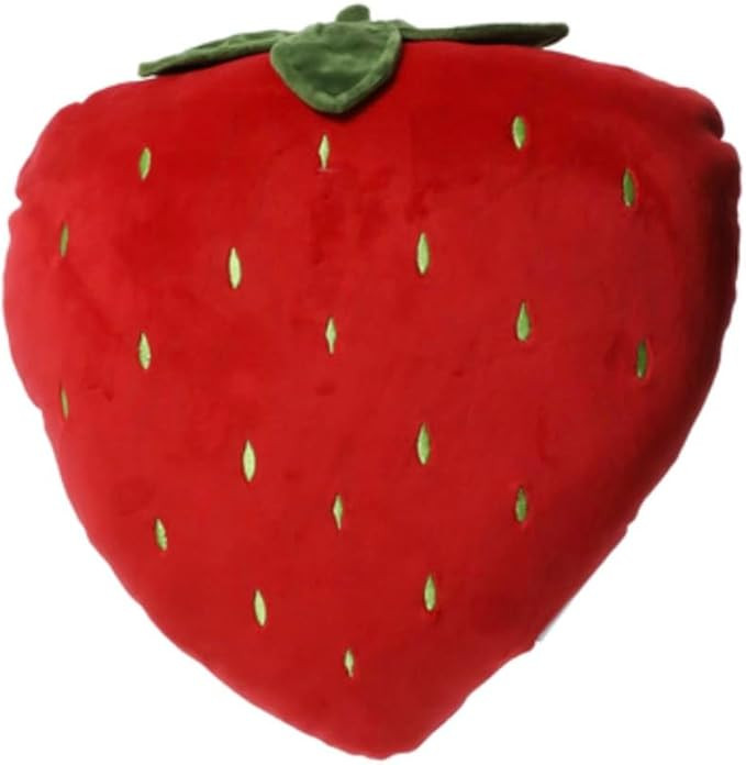 Room2Room Strawberry Shaped Plush Throw Pillow 14 Inch | Amazon (US)