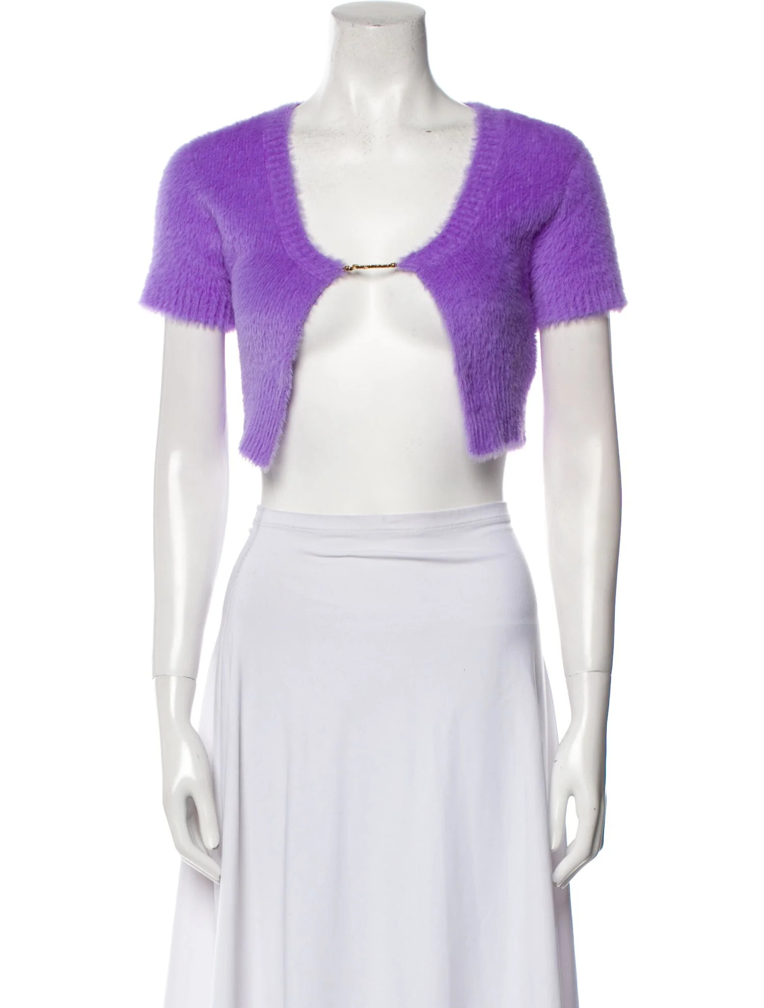 Scoop Neck Short Sleeve Crop Top | The RealReal