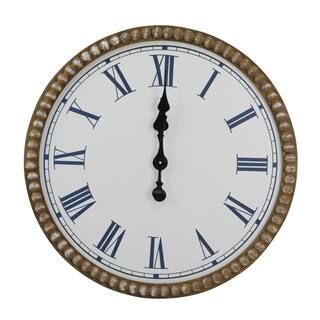 24" Indigo Whitewashed Beaded Wall Clock by Ashland® | Michaels Stores