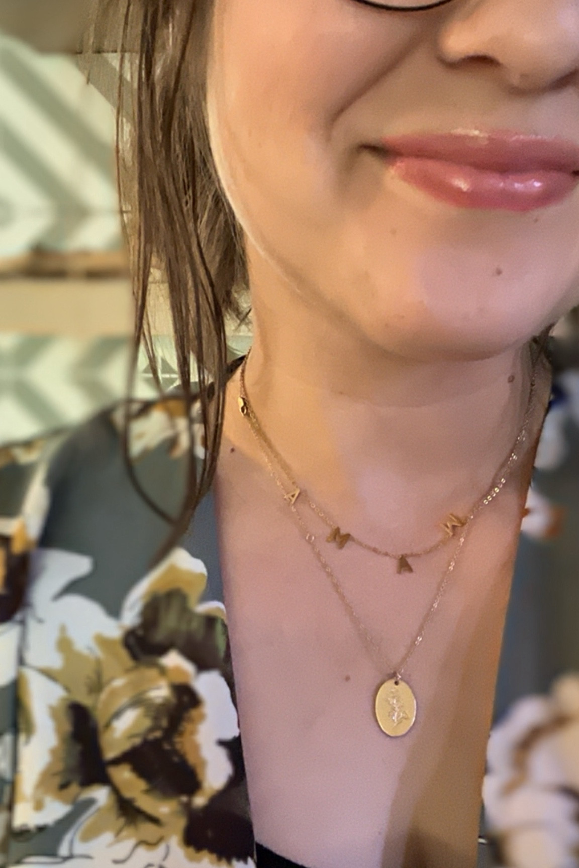 Necklace stack 💋💋 both of these options would be great for Mother’s Day! 

#LTKGiftGuide #LTKfindsunder100 #LTKfamily