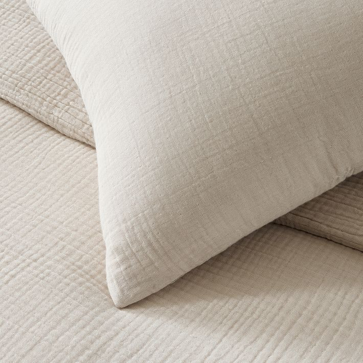 Dreamy Gauze Cotton Duvet Cover & Shams | West Elm (US)