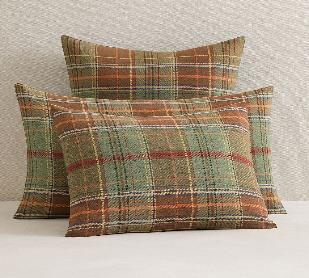 Woodrow Plaid Sham | Pottery Barn (US)
