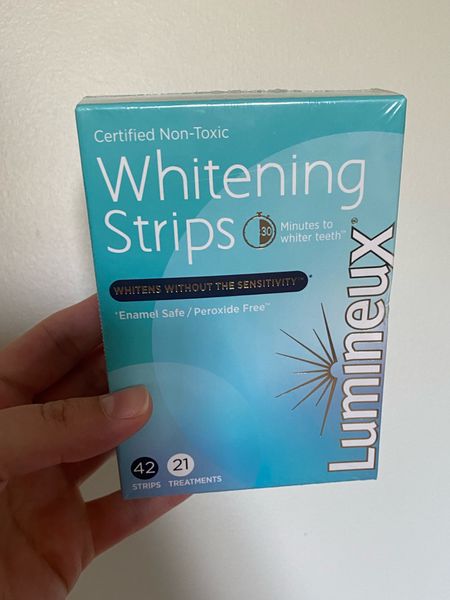 Lumineux whitening strips - - I love these! I have the most sensitive teeth, and I can use these without any sensitivity! // amazon find 



#LTKFind #LTKunder50 #LTKbeauty
