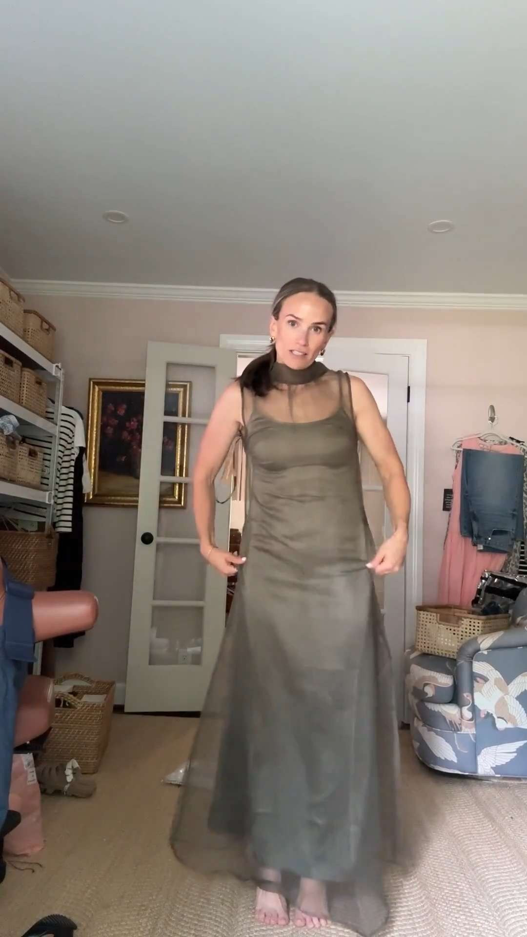 I get asked for wedding guest dresses often. 

This is @fewmoda  in a size XS. I would recommend sizing up.

#LTKSeasonal #LTKOver40 #LTKPetite