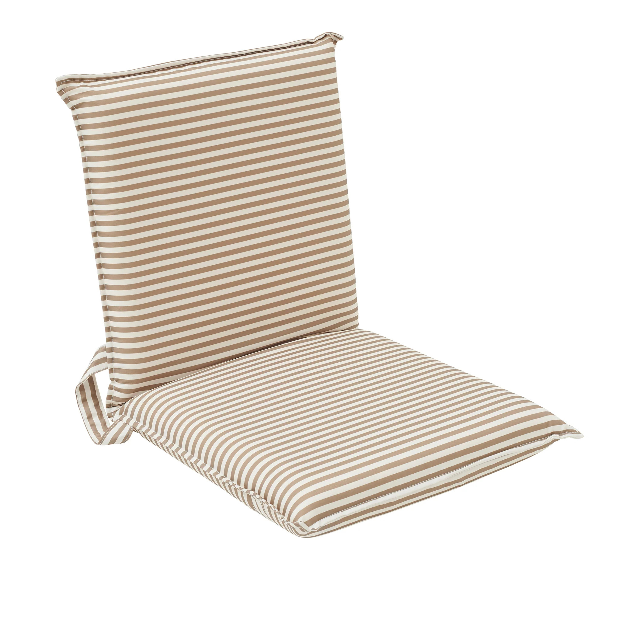 Folding Seat - The Vacay Taupe Stripe | SUNNYLIFE US