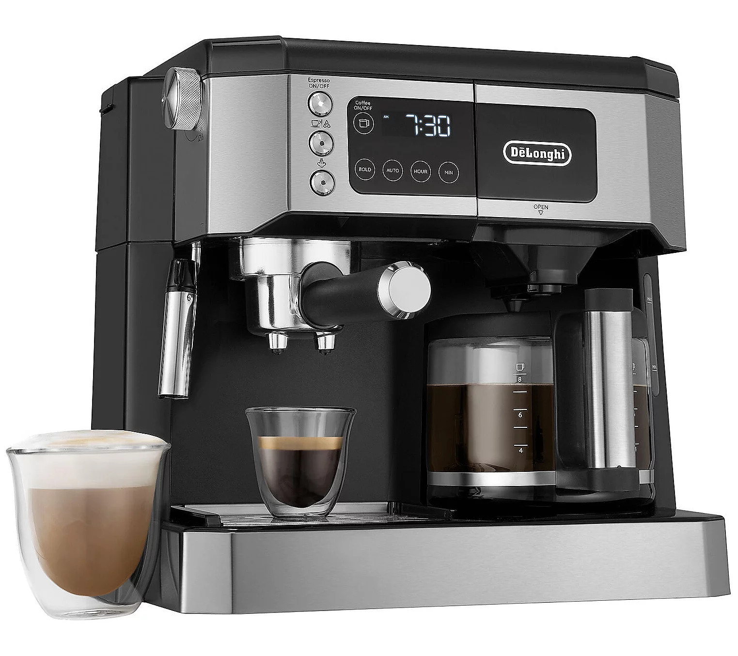 De'Longhi Combination Coffee & Espresso Machine | QVC