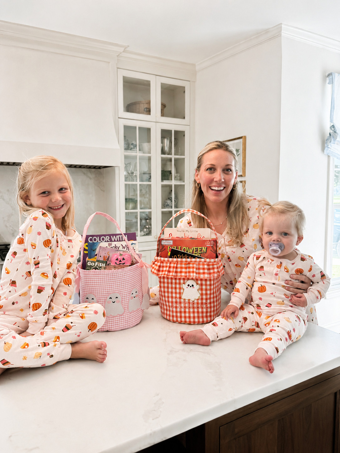 Boo Baskets for my girls! Matching pajamas, books and halloween toys are the perfect way to start the Fall season! Both of the baskets are under $20! Annie’s orange basket is in Font 4 in the baby pink font. #AmazonFinds #BooBasket #TheSouthernSource 

 #LTKstorytime #LTKSeasonal #LTKKids