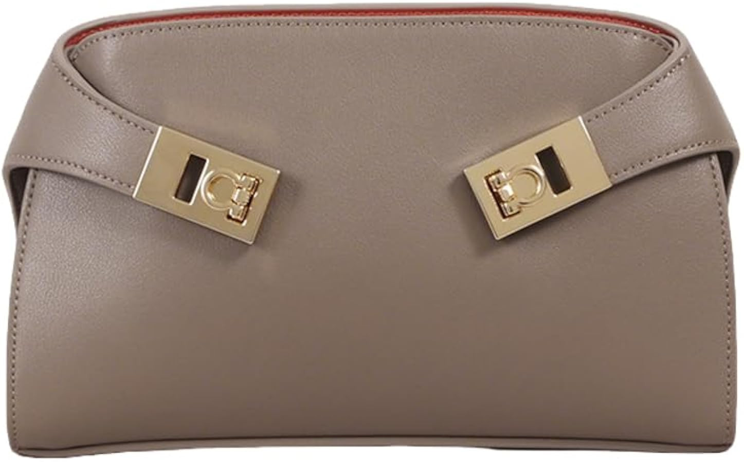 Women's Small Leather Shoulder Bag, Crossbody Clutch with Removable Strap, Chic Evening Handbag f... | Amazon (US)