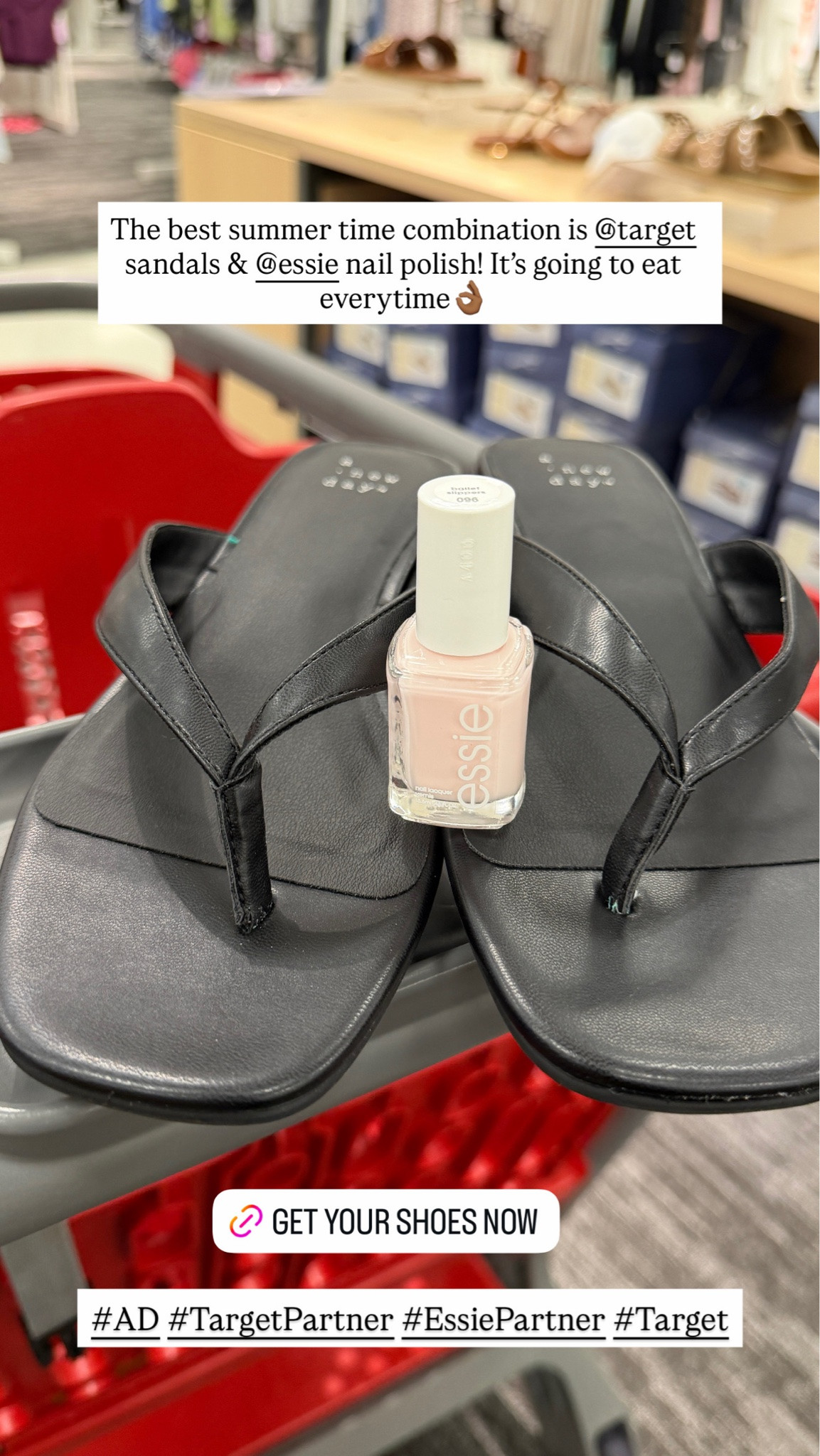 #AD The perfect summer time duo is a good toe nail polish from @essie and a bomb sandal from @Target . I legit found my perfect match and you can too! Head to Target now! Thanks @shop.ltk #EssiePartner #TargetPartner #Target #liketkit

#LTKdayinmylife #LTKBeauty #LTKvlog

#LTKBeauty #LTKvlog #LTKWorkwear