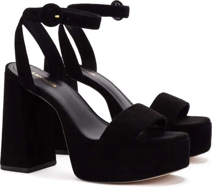 Dolly Ankle Strap Platform Sandal (Women) | Black Sandal Sandals | Black Heels Shoes | Nordstrom