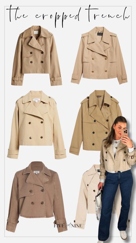 Cropped trench coats for spring // my exact one is linked!

#LTKworkwear #LTKfindsunder100 #LTKtravel