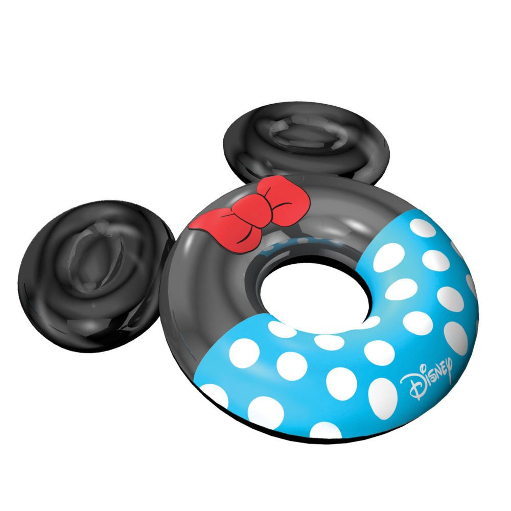 Disney Minnie Mouse Pool Float Party Tube by GoFloats - Inflatable Raft for Adults and Kids Black | Oriental Trading Company