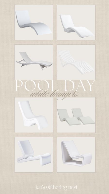 Pool day loungers 🤍

#pool #poolfinds #poolday #outdoor #outdoorliving #loungechairs #chaiselounge #poollounge #loungers

#LTKHome #LTKSeasonal #LTKSwim