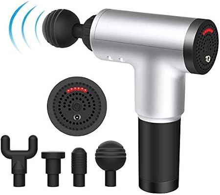 6 Speeds Massage Gun, Cordless Handheld Deep Tissue Muscle Massager, Chargeable Percussion Device... | Amazon (US)
