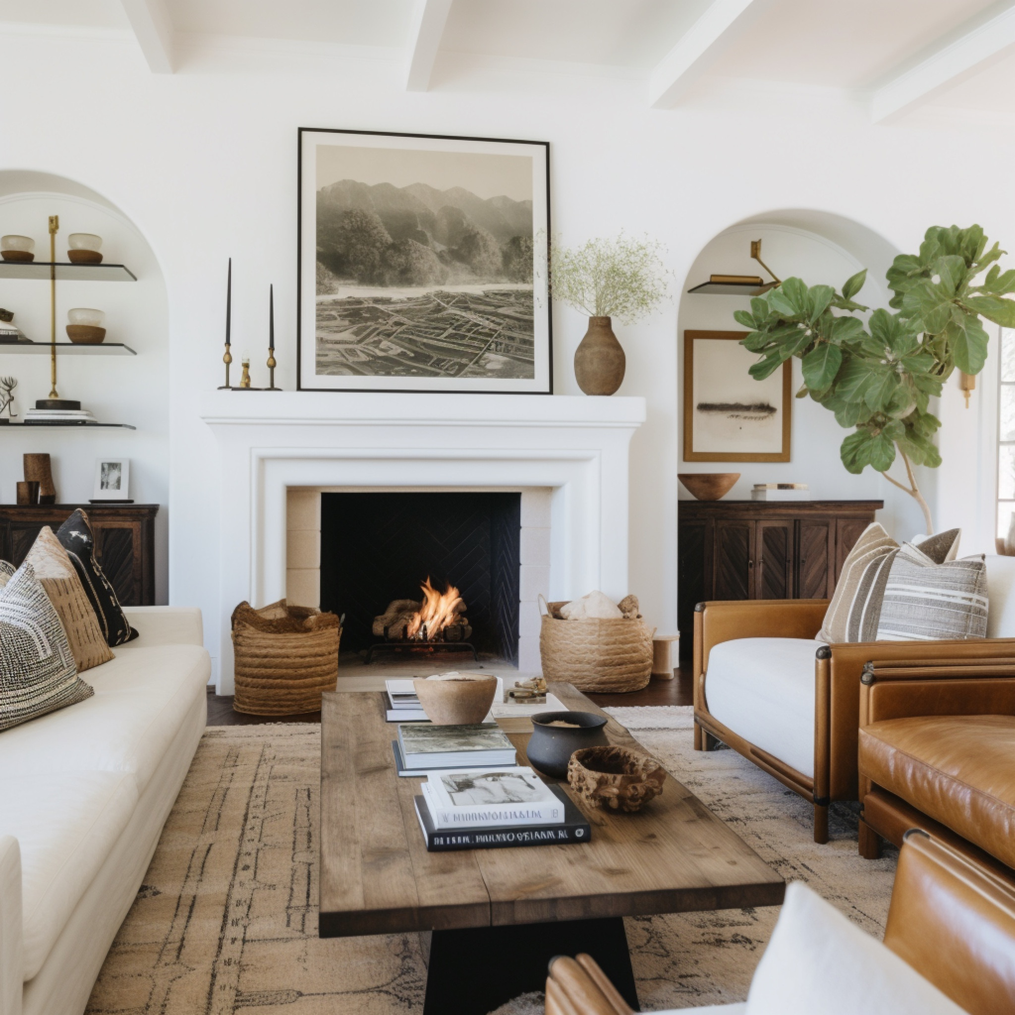Eclectic modern living room with dark woods & rustic elements

#LTKfamily #LTKhome #LTKfindsunder50