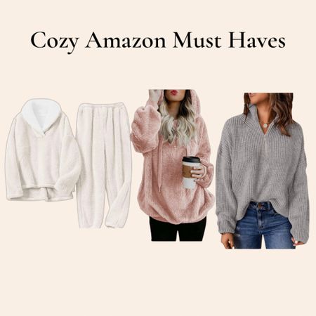 Comfy + Cozy Amazon Must Haves // Women’s Clothing // Winter Sweaters + loungewear 

#LTKfit #LTKFind