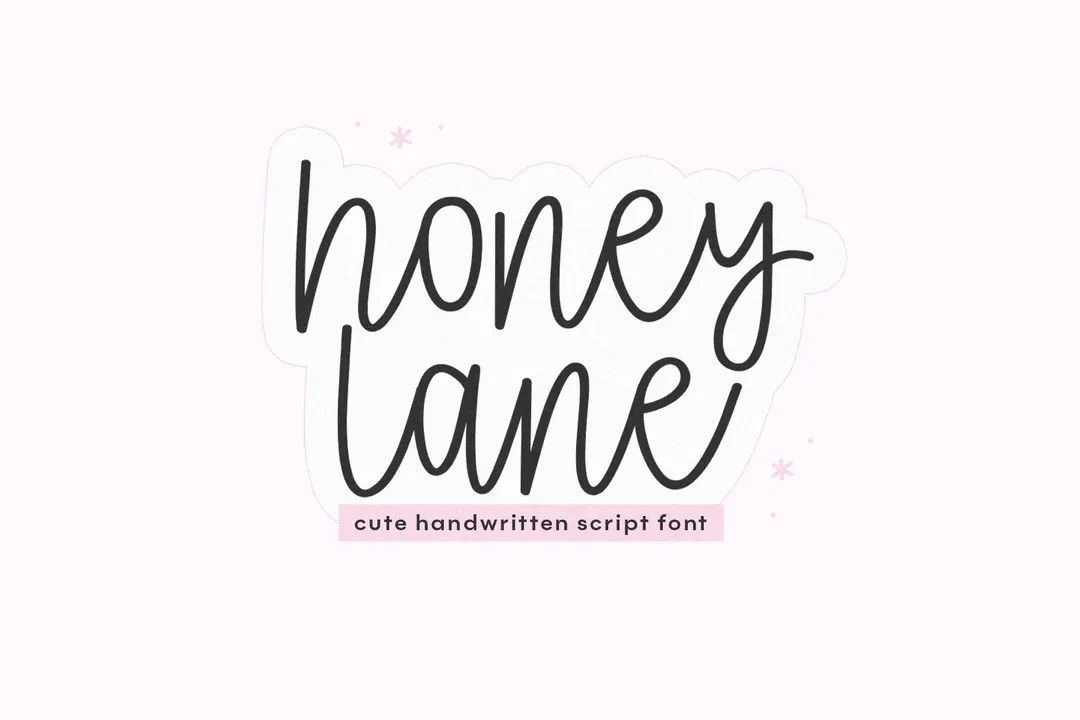 Honey Lane Font - Script Font, Cricut Font, Modern Font, Fonts for Cricut, Cursive Font, Teacher ... | Etsy (US)