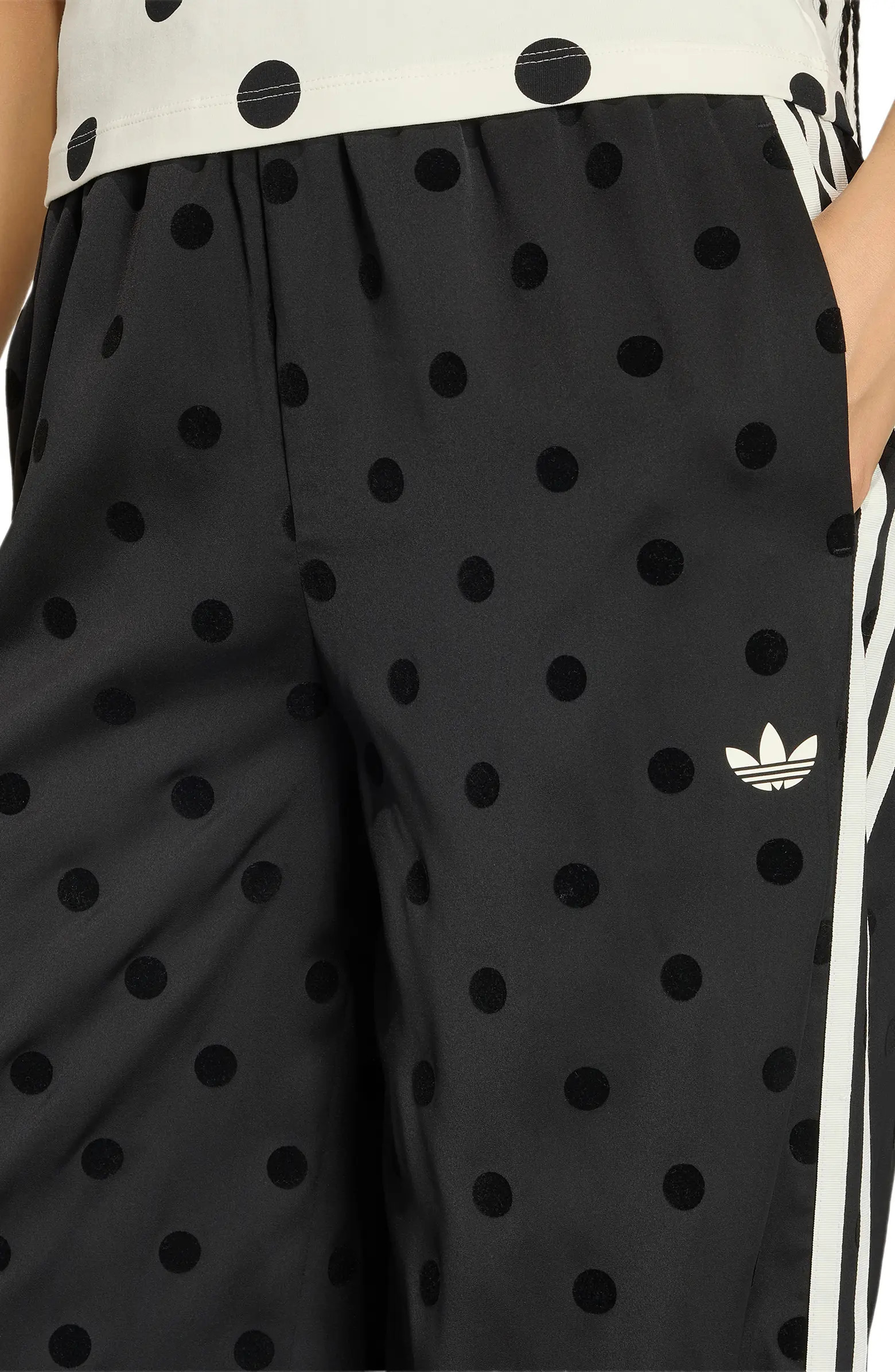 Firebird Polka Dot Wide Leg Track Pants | Nordstrom