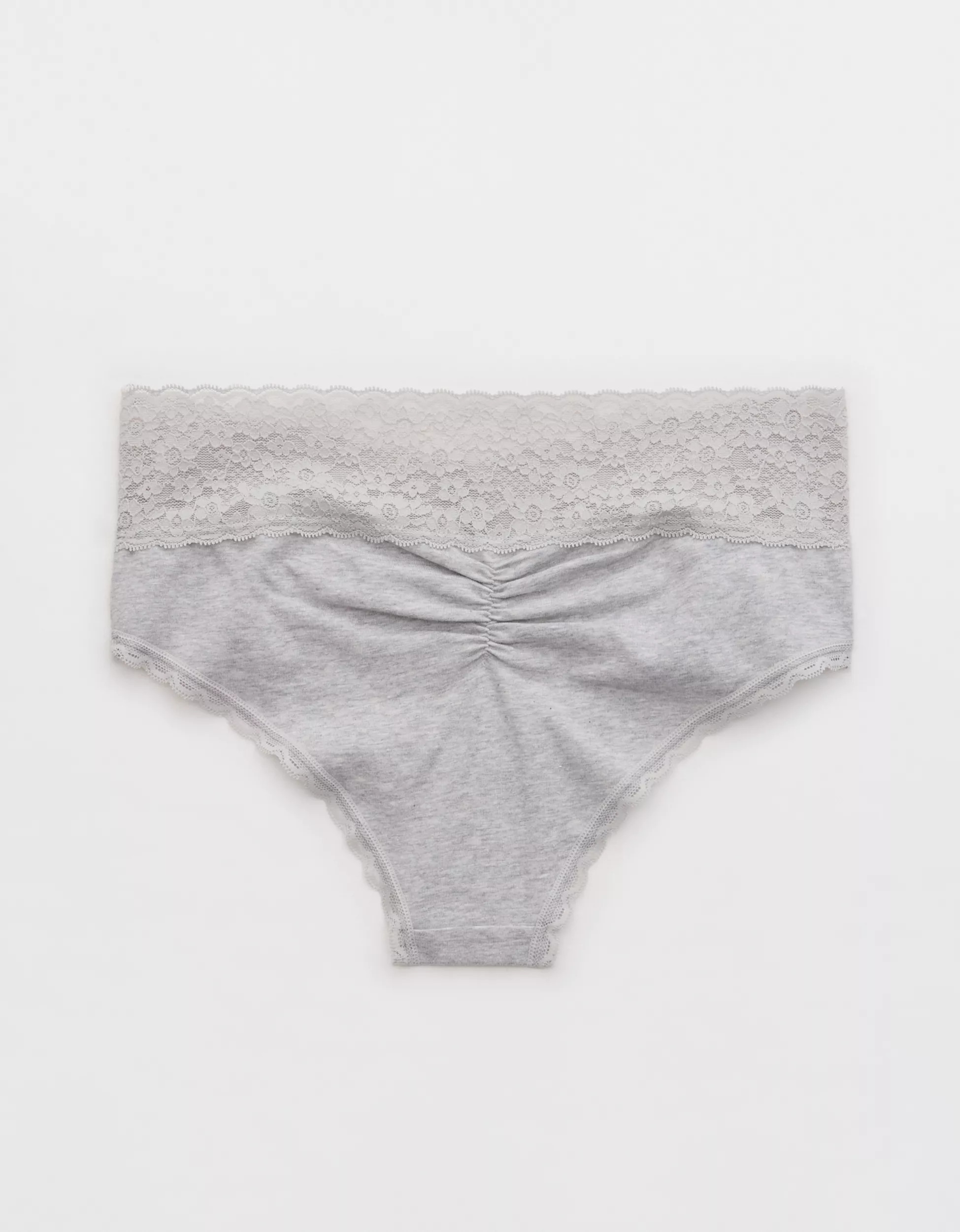 Superchill Vintage Lace Cotton Cheeky Underwear | Aerie
