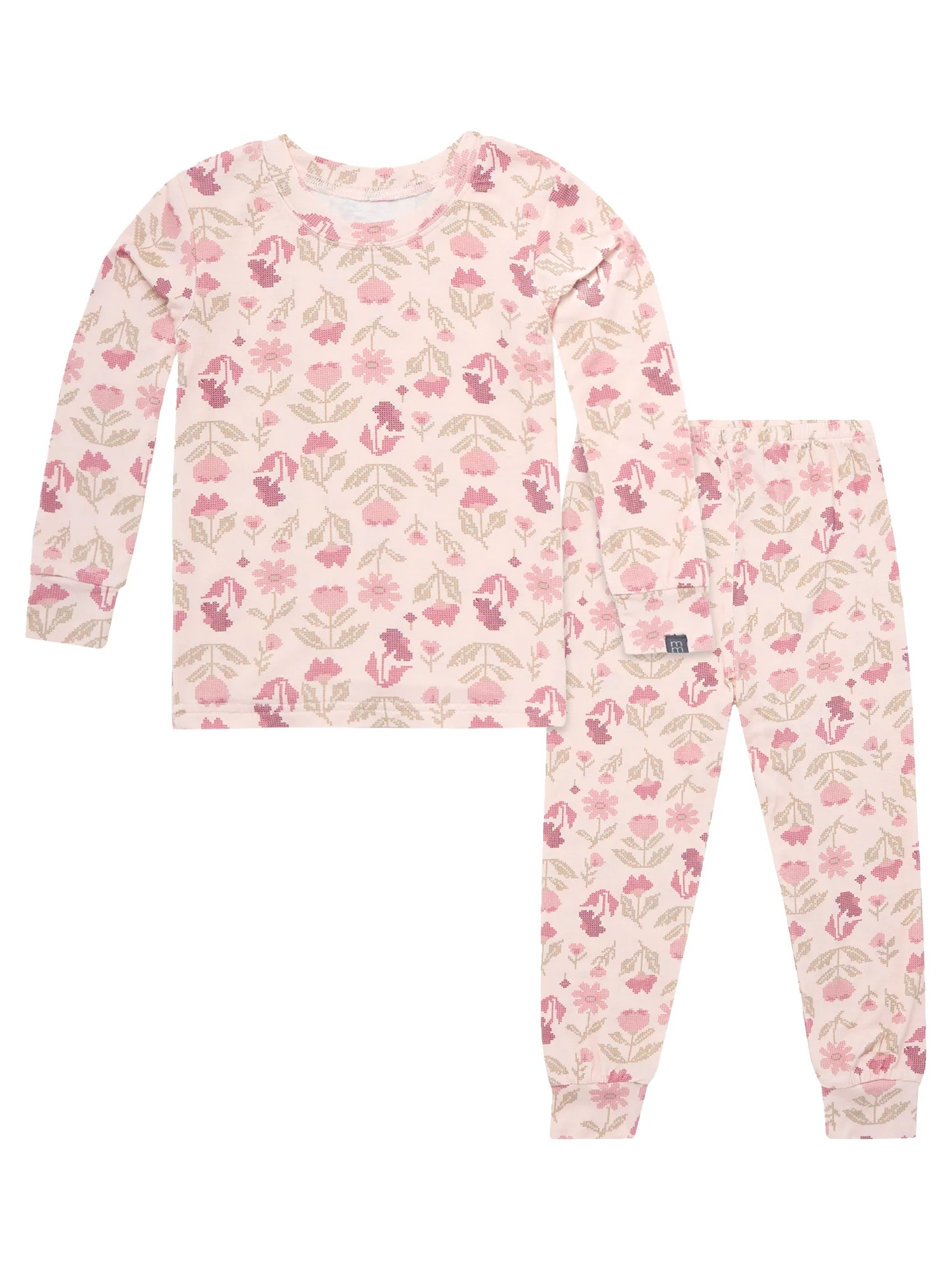 Modern Moments by Gerber Toddler Neutral Super Soft Pajama Set, 2-Piece, Sizes 12 Months-5T - Wal... | Walmart (US)