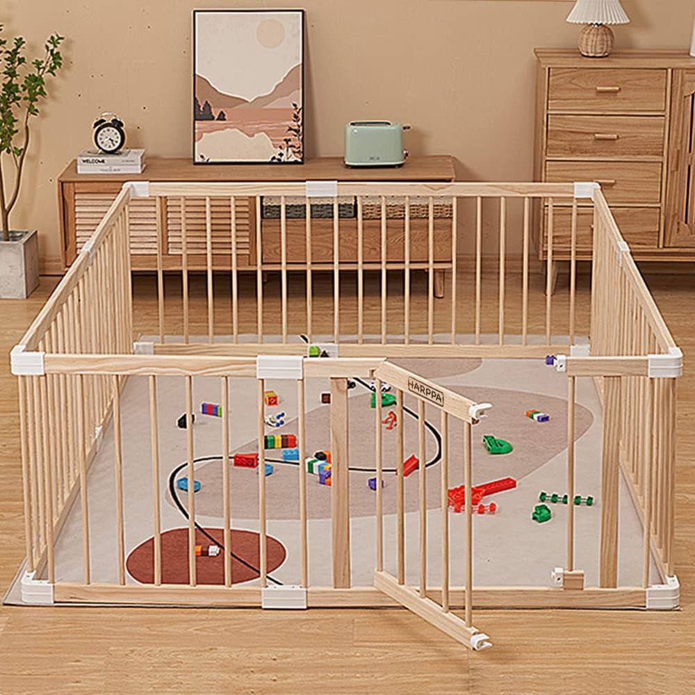 HARPPA Baby Gate Playpen Baby Fence for Babies and Toddlers Baby Play Yards for Play Area (62*47*24  | Amazon (US)