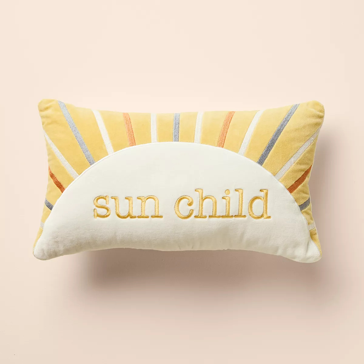 Little Co. by Lauren Conrad Tufted "Sun Child" Rectangular Throw Pillow | Kohl's