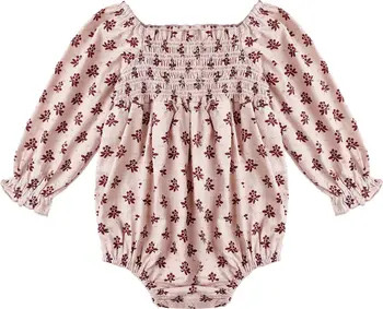 Rylee + Cru Cora Blush Flower Switt Dot Bodysuit | Nordstrom | Nordstrom