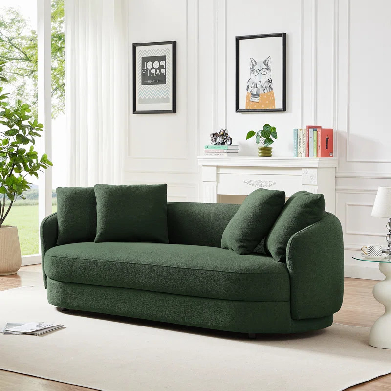 Aubreir 85'' Upholstered Sofa | Wayfair North America