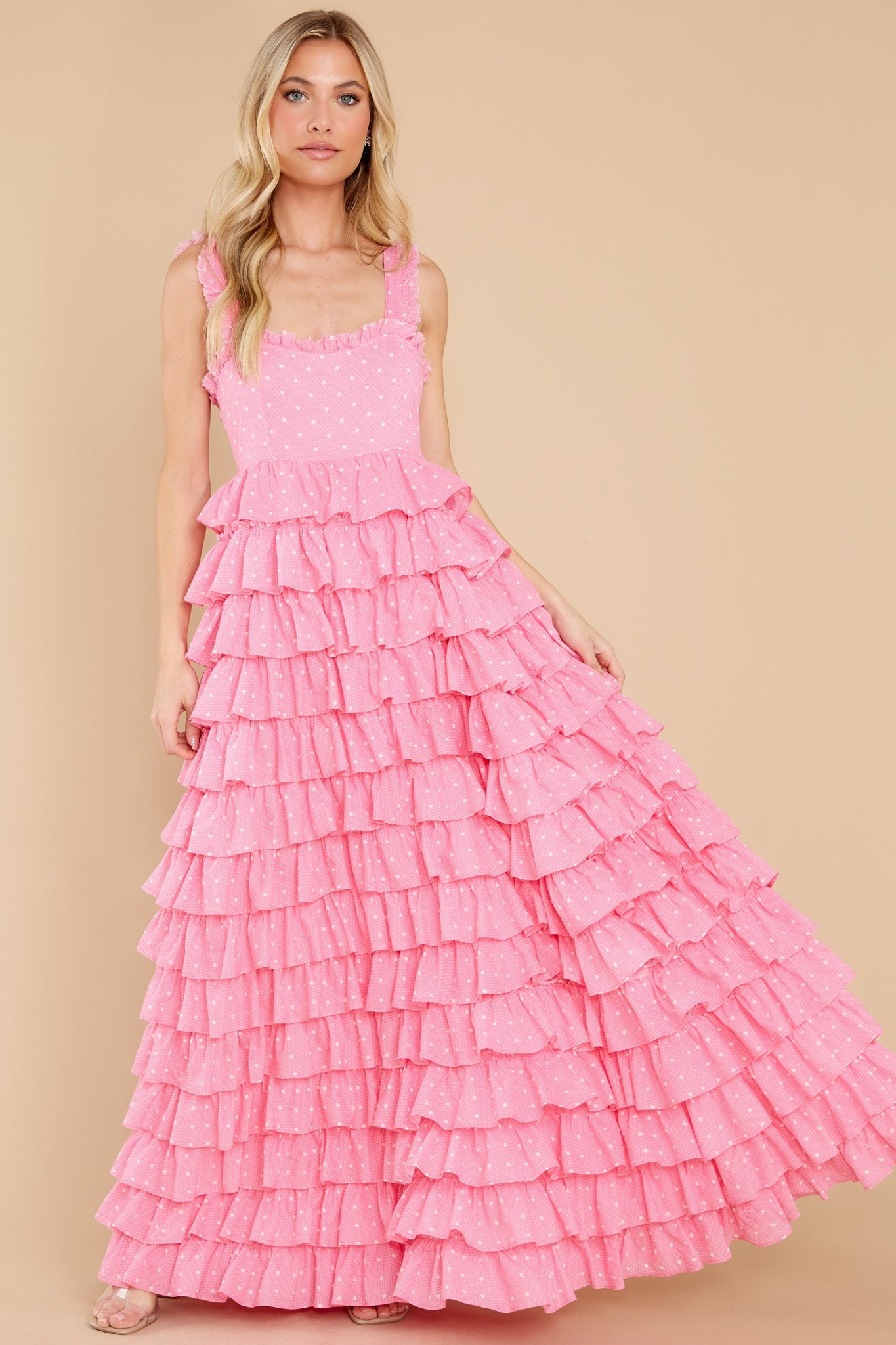Idra Hot Pink Cherry Dress | Red Dress 