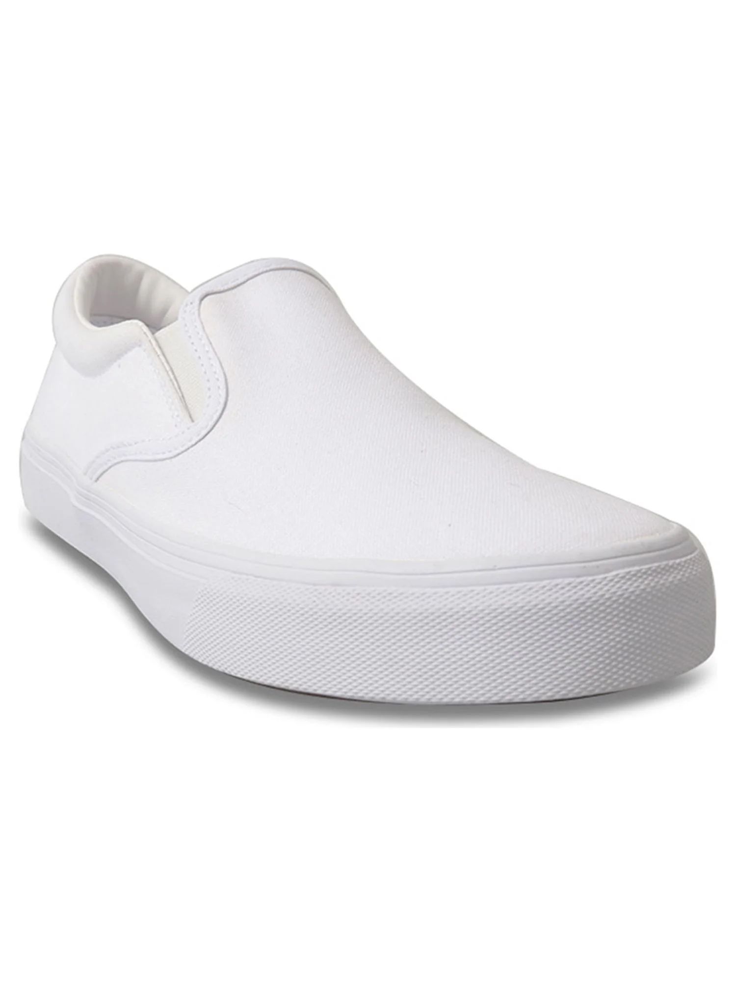 No Boundaries Women's Twin Gore Canvas Slip On Sneakers, Wide Width Available | Walmart (US)