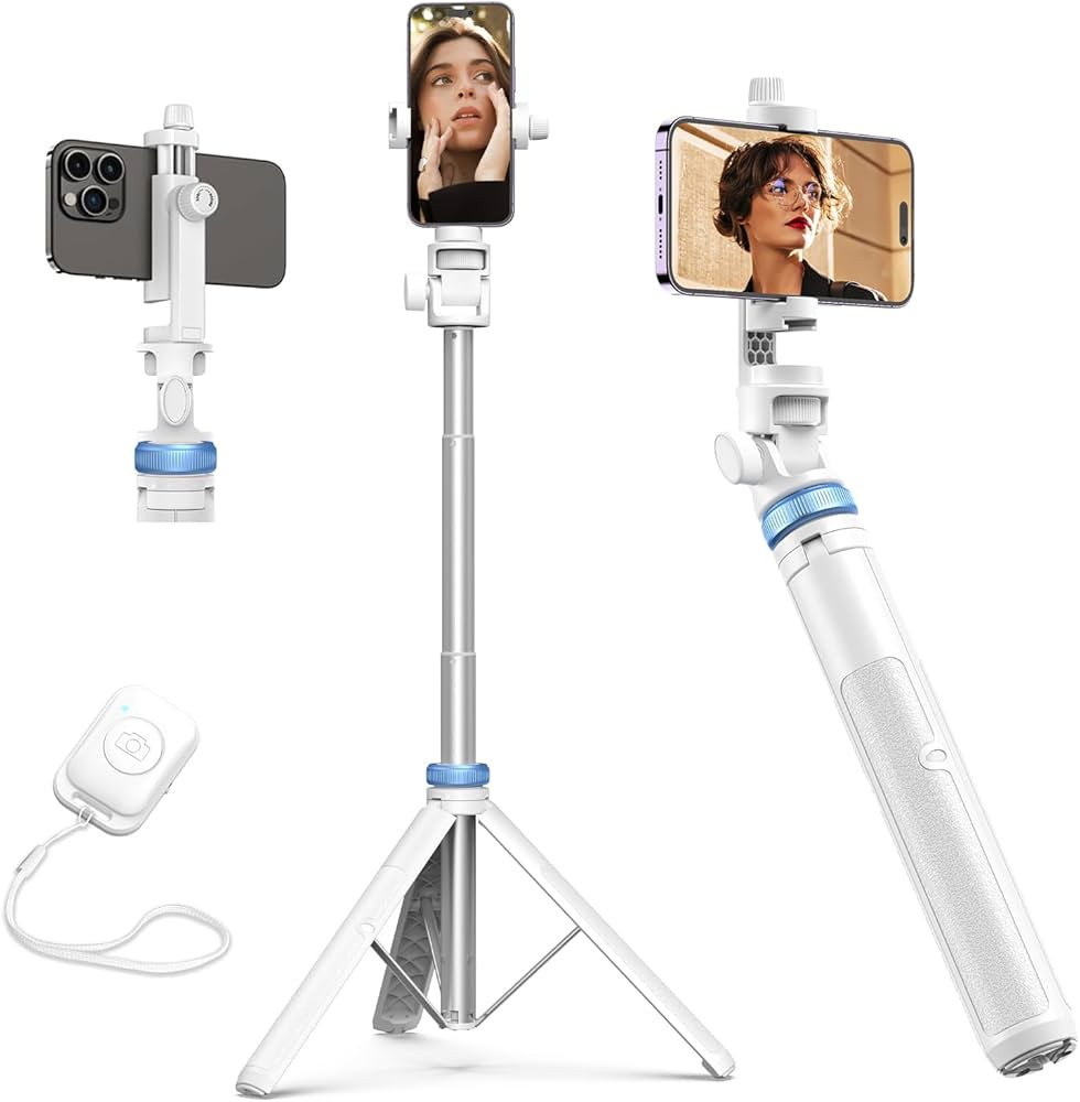Kaiess 62" Tripod for iPhone, Selfie Stick Tripod & Phone Tripod Stand with Remote, Cell Phone Tr... | Amazon (US)
