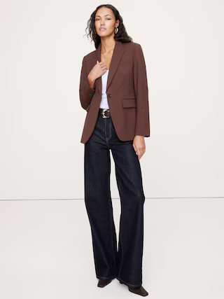 Slim Italian Wool Blazer | Banana Republic (US)