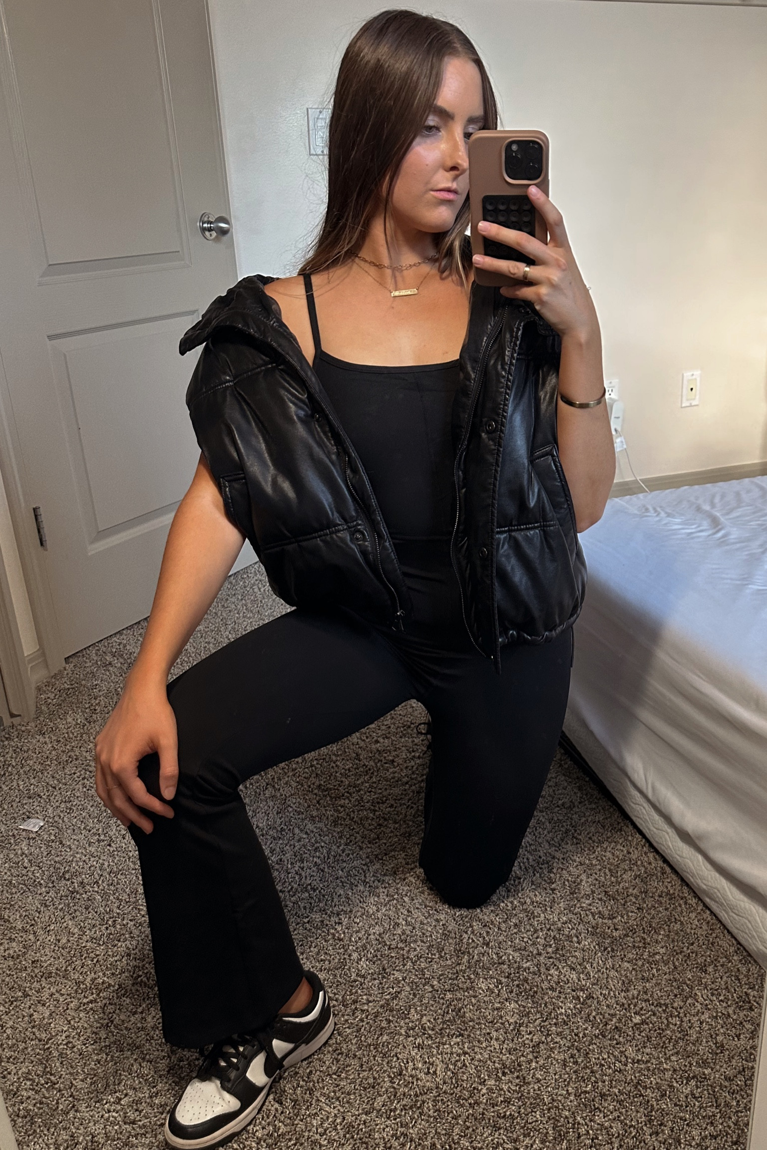 Aritzia divinity jumpsuit dupe from Amazon! Love the slightly wider leg for a trendy look. This will be a fall staple  

#LTKfindsunder50 #LTKfitness #LTKxPrime