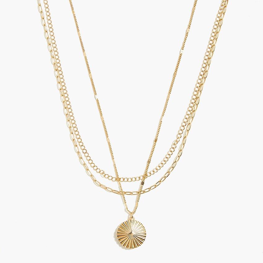 Layered pendant necklace | J.Crew Factory