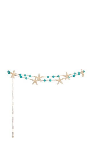 Ettika Starfish Waist Belt in Blue. | Revolve Clothing (Global)