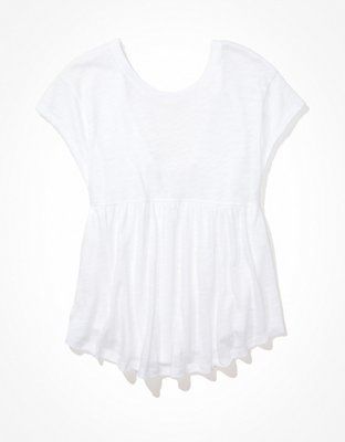AE Oversized Peasant Tee | American Eagle Outfitters (US & CA)